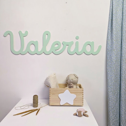 nombre Valeria para decoración infantil