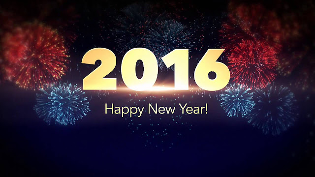 Add 2016 New Year Fireworks Decoration For Blogger