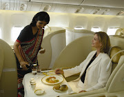 Besotted Brit reporter covering Air India crew at Heathrow, 1960s (air india)