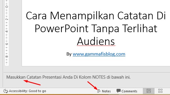 Cara Menampilkan Catatan Di PowerPoint Tanpa Terlihat Audiens