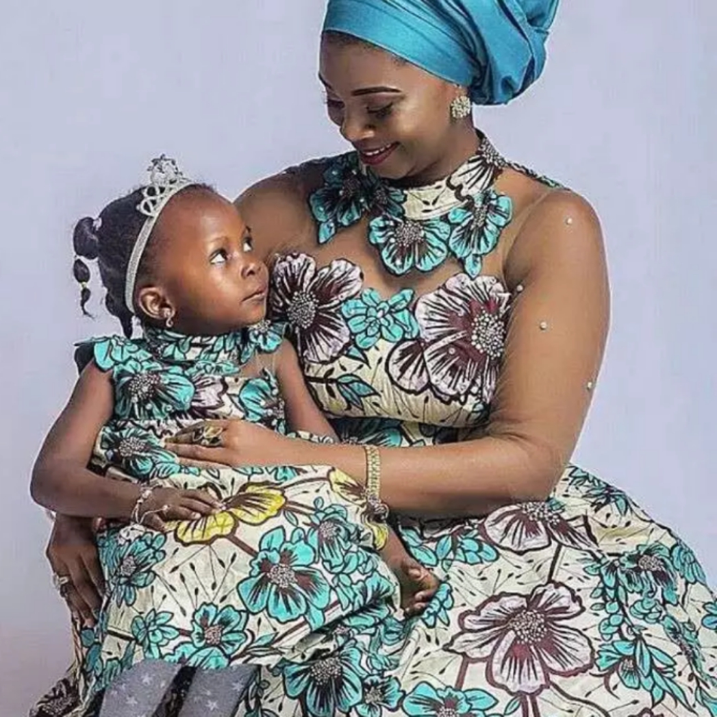Mother: Ankara Matching Outfit Styles For You And Your Daughter