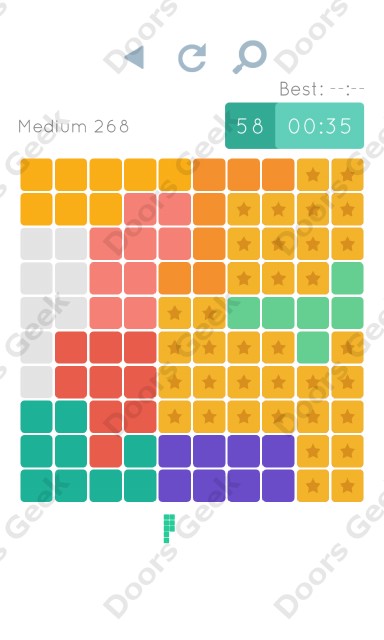 Cheats, Walkthrough for Blocks and Shapes Medium Level 268