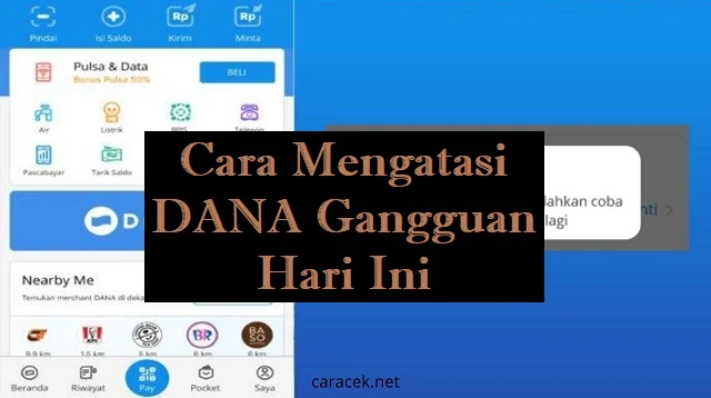 Cara Mengatasi DANA Gangguan Hari Ini