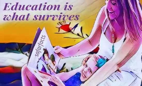 Famous-Quotes-Education-is-what-survives