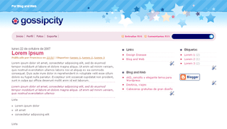 Blogy Gossipcity Blogger Template