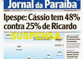TRE-PB constata irregularidades e suspende PESQUISA ELEITORAL para o Governo da Paraíba