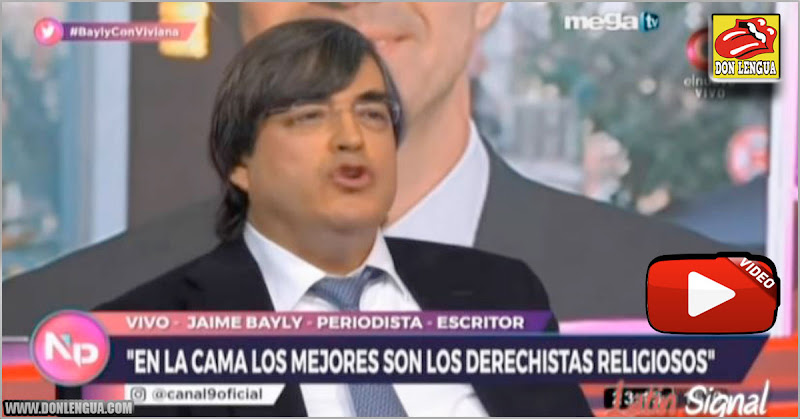 Jaime Bayly asegura que los derechistas religiosos son los mejores en la cama