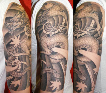 Dragon Sleeve tattoos design 09 pictures