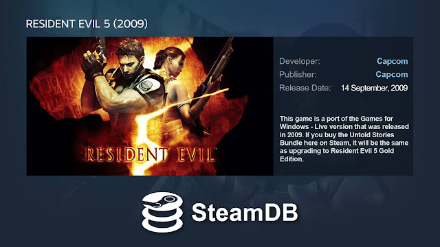 resident evil 5 classic game recent steam update capcom next re5 re5r remake windows pc playstation ps5 xbox series x/s xsx