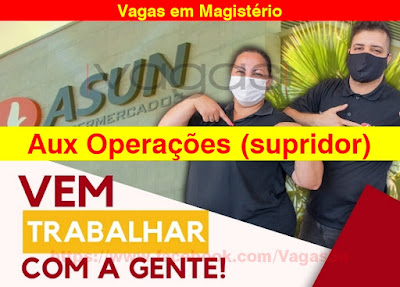 Asun abre vagas para Supridor em Magistério