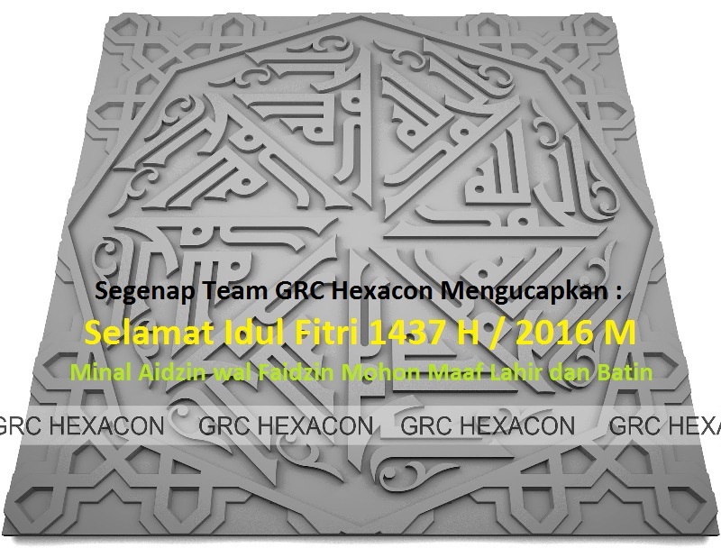 GRC HEXACON INDONESIA ornamen GRC dan roster beton 