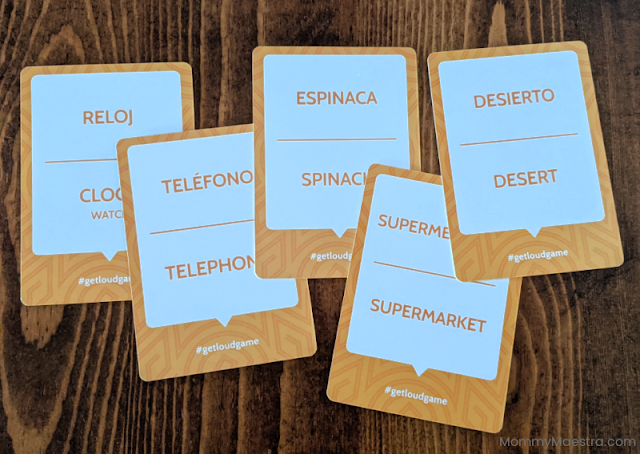 ¡Get Loud! word game helps boost Spanish vocabulary.