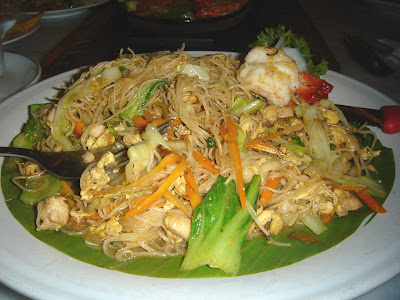 I think there was more vege on my plate than the glass noodles. Haha!