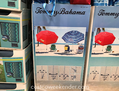 Get some shade away from the sun with the Tommy Bahama Beach Umbrella