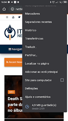 Activar "Dark Mode" no Google Chrome