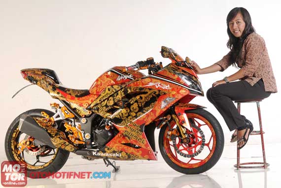 Variasi / Modifikasi Kawasaki Ninja 250R Super Keren 