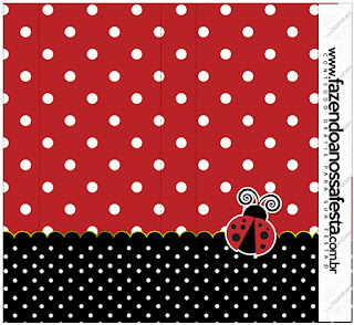 Ladybug Party Free Printable Labels.