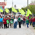 Casandra de los Santos Flores recorre las calles de Valle Hermoso