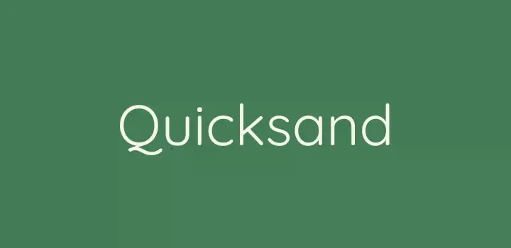 quicksand top fonts for microsoft excel users on canva