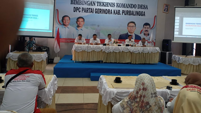 Bimtek Komando Desa, DPC Gerindra Purbalingga Di Gelar Hari Ini Di PM Collaboration