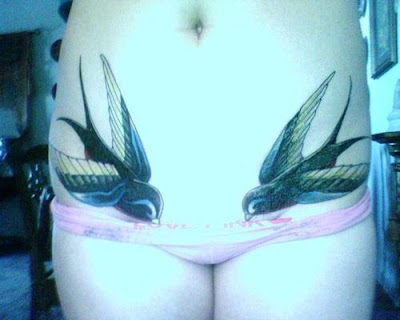 Swallow tattoos are considered old school sailor tattoos.