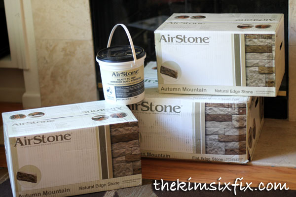 Airstone for fireplace