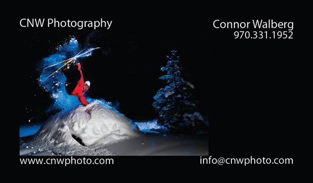 photographer visiting card