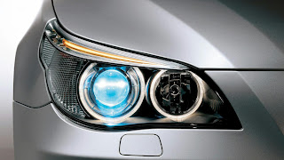 Bmw Blue Head Light HD Wallpaper
