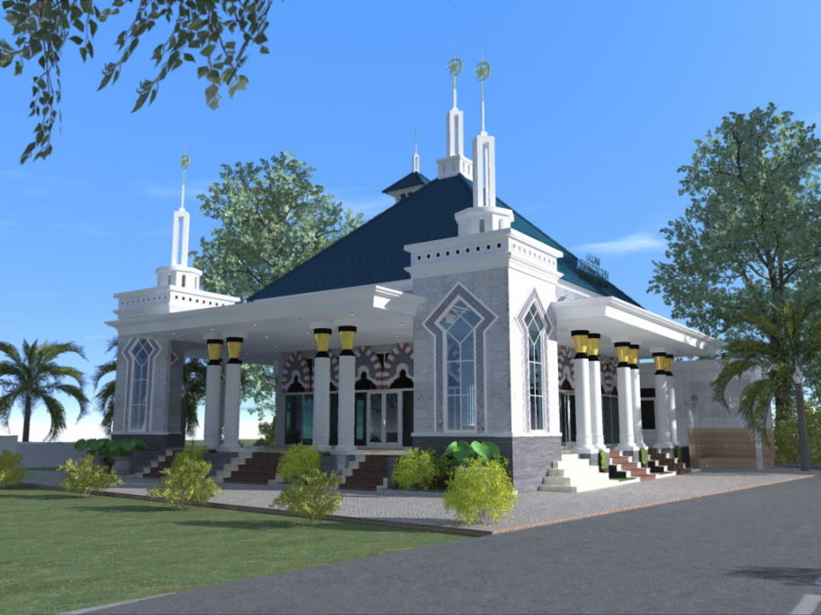 60 Desain Masjid Minimalis Modern Sesuai dengan Syariat 