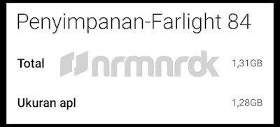 ukuran asli farlight 84