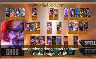 Naruto Senki Mod ML: Moba Mugen V1.5 by Syarifad Terbaru