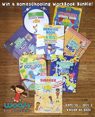 Woo Jr drawing and activity books