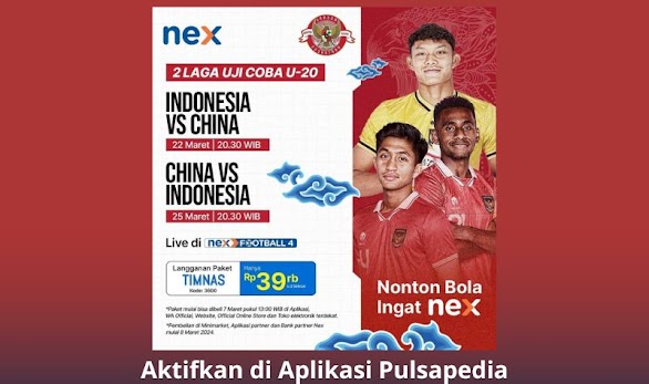 Paket Timnas Nex Parabola Terbaru 2024