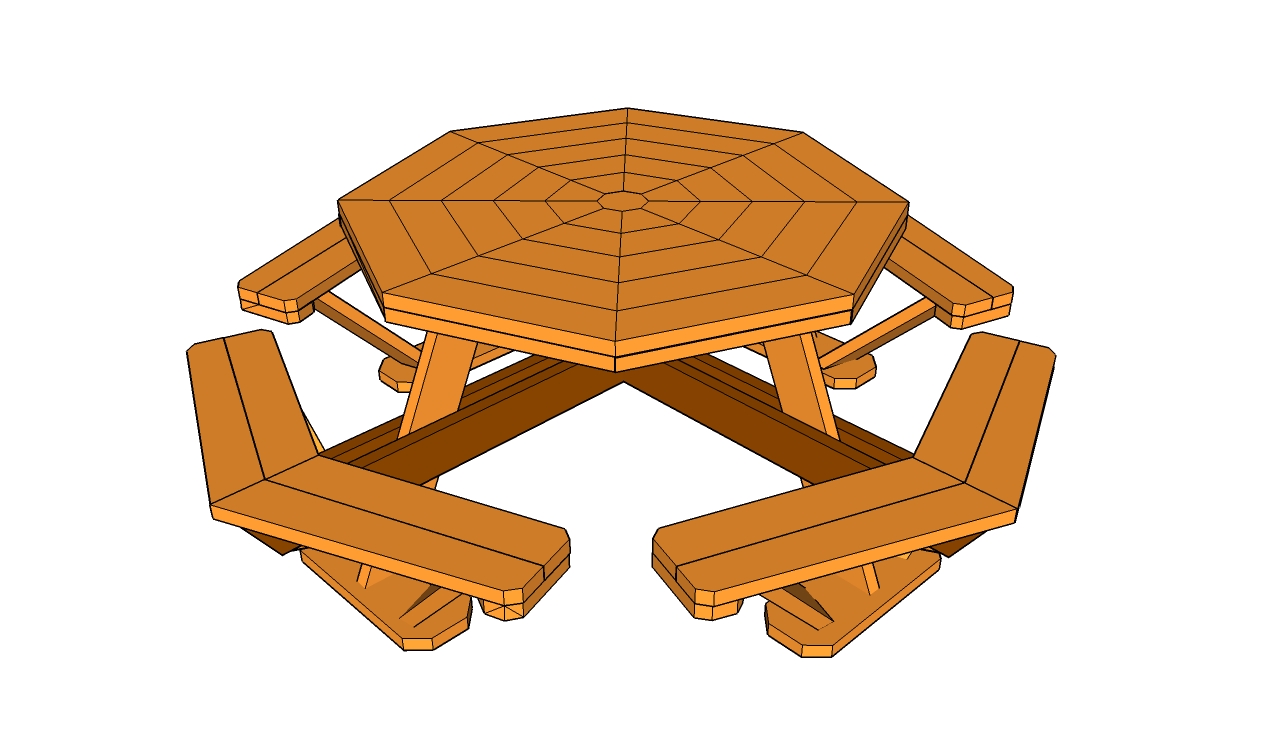 Octagon Picnic Table Plans