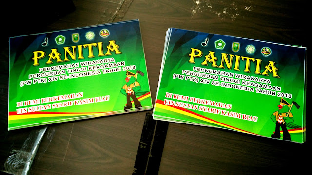 Stiker Panitia Perkemahan