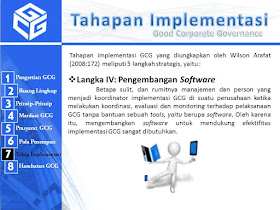 Tahapan implementasi Good Corporate Governance