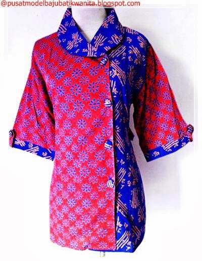  Model  Baju  Batik Wanita Sembilan Pilihan Variasi  Gambar 
