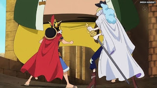 ワンピースアニメ ドレスローザ編 637話ルフィ キャベンディッシュ Luffy Cavendish CV.石田彰 | ONE PIECE Episode 637