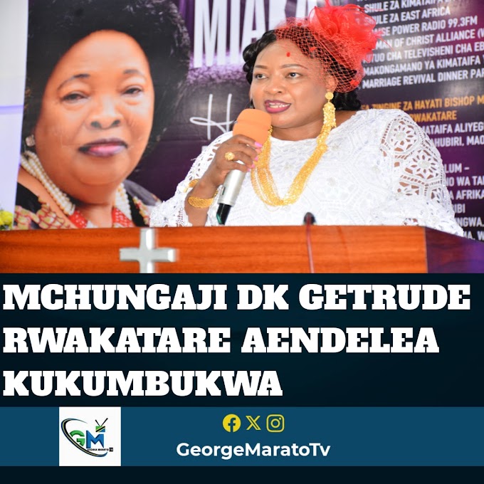 Mchungaji Dkt. GetrudeLwakatare aendelea kukumbukwa