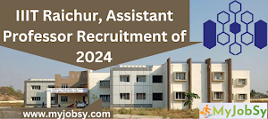 IIIT Raichur Assistant Professor Recruitment  of 2024
