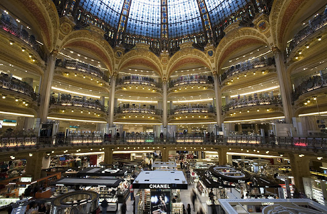 Galeries Lafayette Haussmann, Paris: the central rotonda