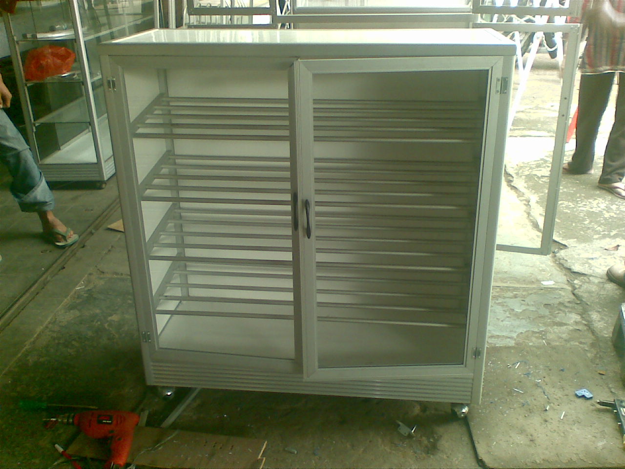 AN Mandiri Aluminium  produk lemari  tv 