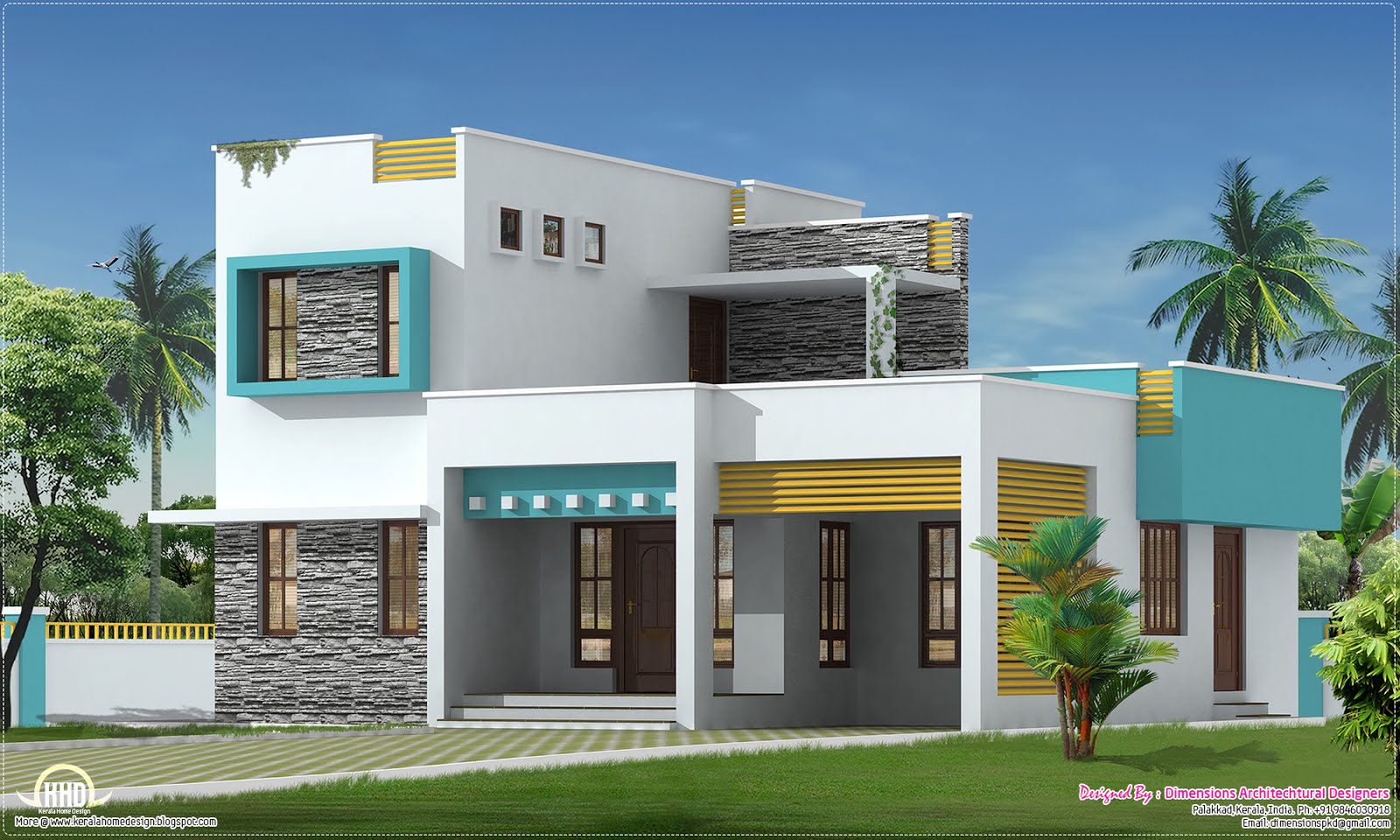 1500 square  feet  3 bedroom villa Kerala  home  design  and 