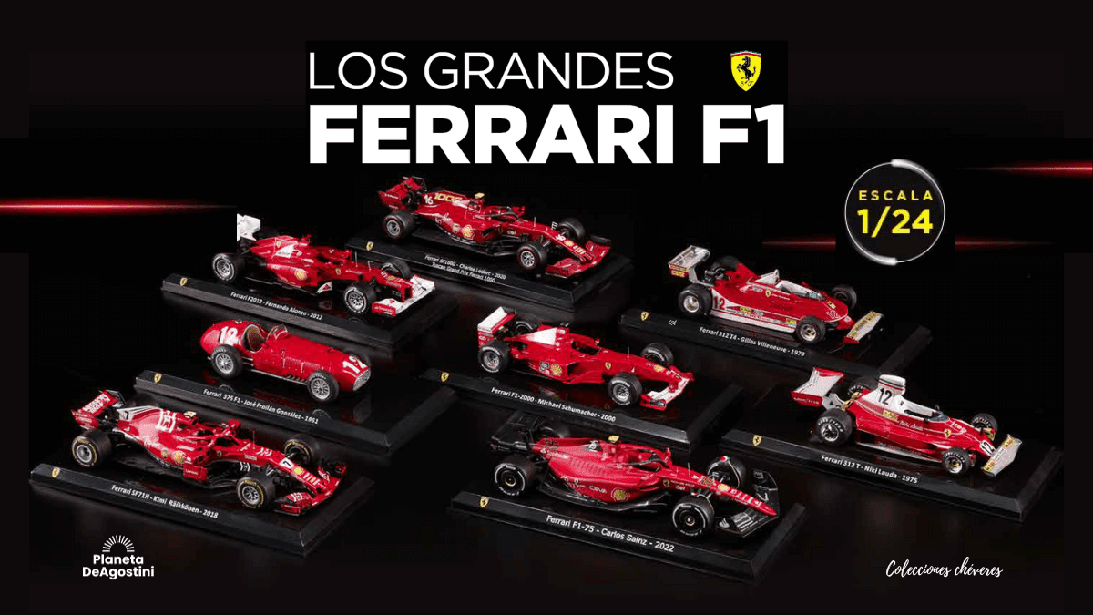 Los grandes Ferrari F1 1:24 Planeta DeAgostini España