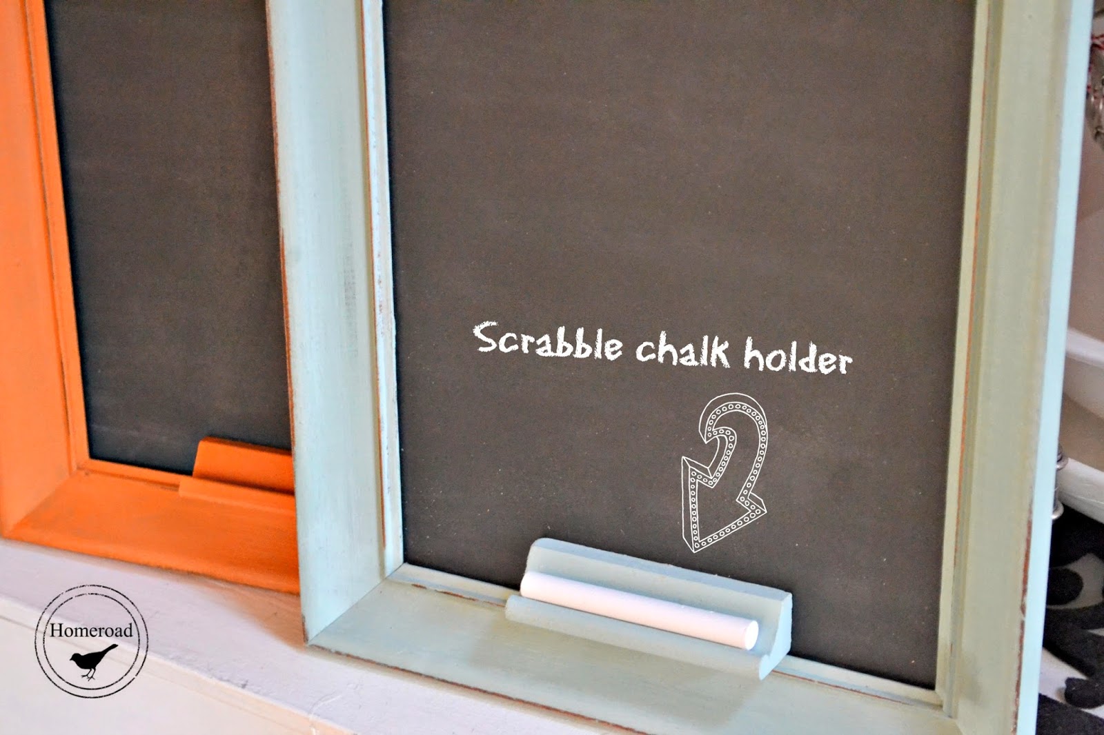 chalkboard chalk holder