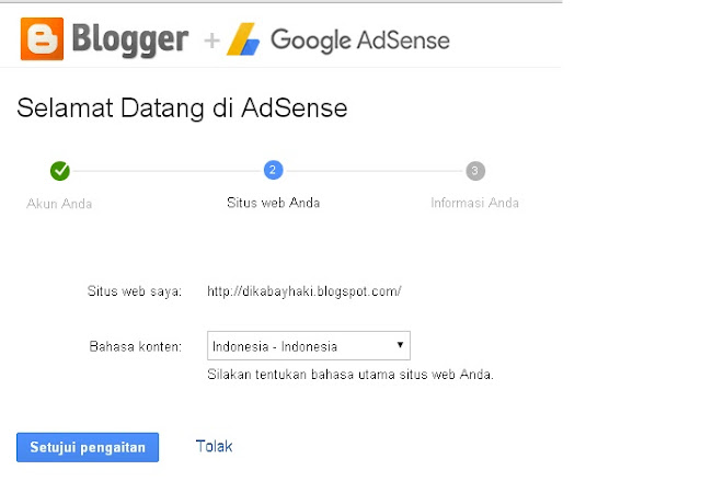 Cara daftar ulang ke google adsense terbaru