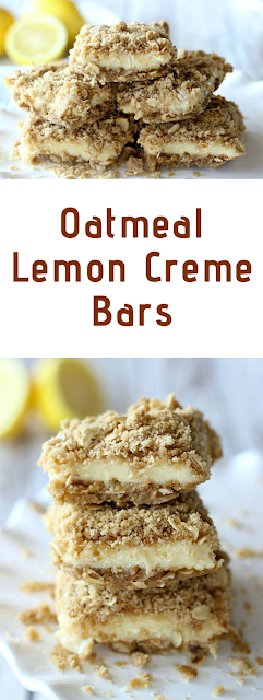 Oatmeal Lemon Creme Bars