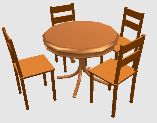 Furniture Meja  Makan  Bulat  Lebih Murah furniture mebel