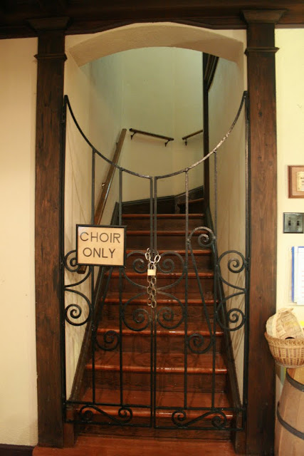 Choir loft entrance