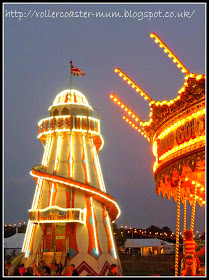 Carfest, Helter Skelter and Carousel at night, Children in Need